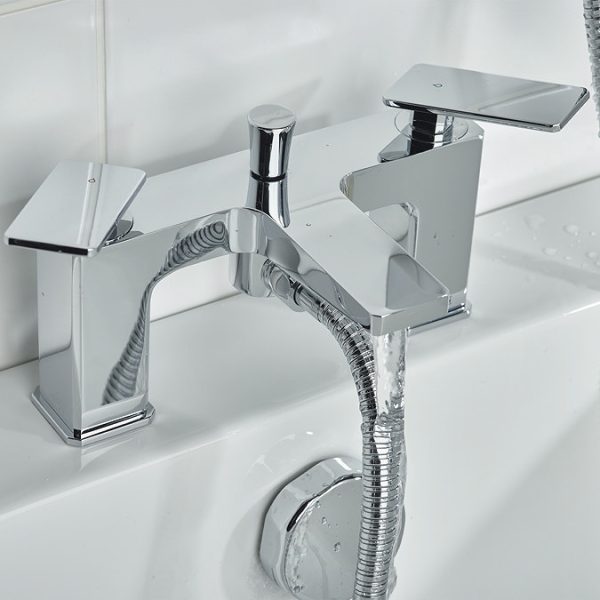 Bristan Delgado Bath Shower Mixer with Kit   Chrome - Image 4