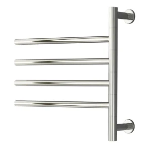 Reina Rance H475 x W500mm Dry Electric Swivel Heated Towel Rail