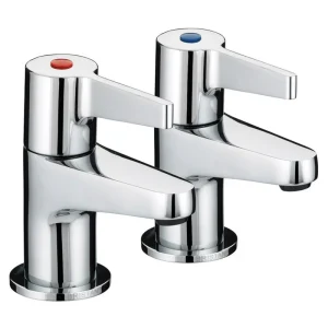 Bristan   Design Utility Lever 3/4 Bath Taps   Chrome