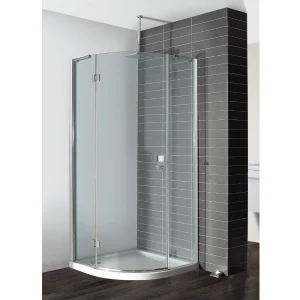 Crosswater   Design Quadrant Single Hinged Door Shower Enclosure Width 900mm