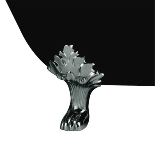 Heritage Devon Double Ended Slipper Cast Iron Bath (1800x770mm) with Feet - Image 3