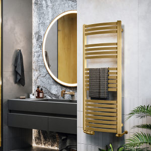 Terma Dexter Brass Heated Towel Rail 1220 x 500mm
