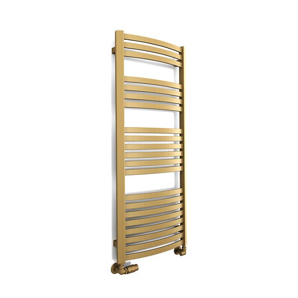 Terma Dexter Brass Heated Towel Rail 1220 x 500mm - Image 4