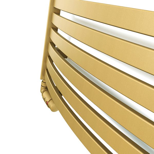 Terma Dexter Brass Heated Towel Rail 1220 x 500mm - Image 2