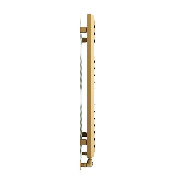 Terma Dexter Brass Heated Towel Rail 860 x 400mm - Image 5