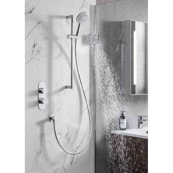 Crosswater Dial Central 1 Control Shower Valve with Pier Shower Kit - Image 2