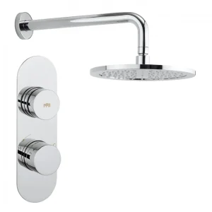 Crosswater   Dial Central 1 Control Shower Valve with Fixed Head & Arm