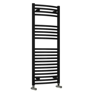 Reina Diva Flat Towel Rail   Black