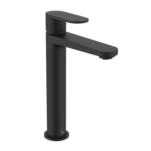 Crosswater Drift Tall Mono Basin Mixer with Clicker Waste   Matt Black