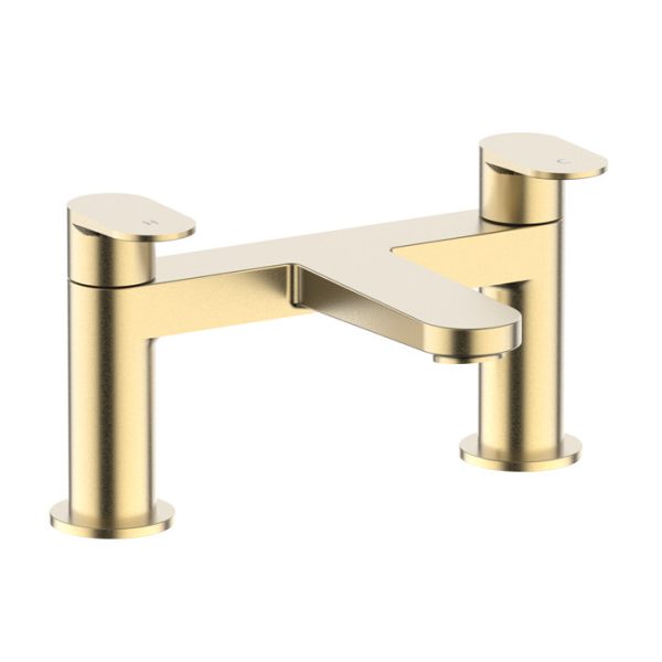 Crosswater Drift Bath Filler   Brushed Brass