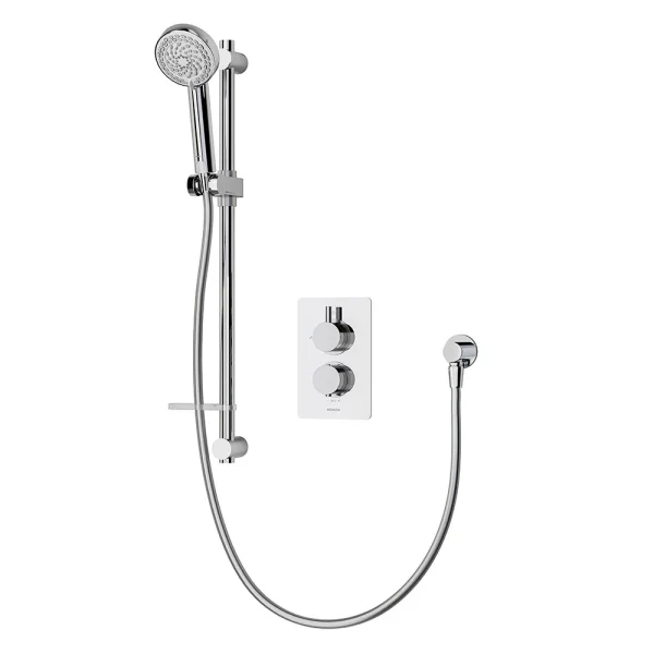 Aqualisa Dream Round Thermostatic Mixer Shower with Adjustable Head