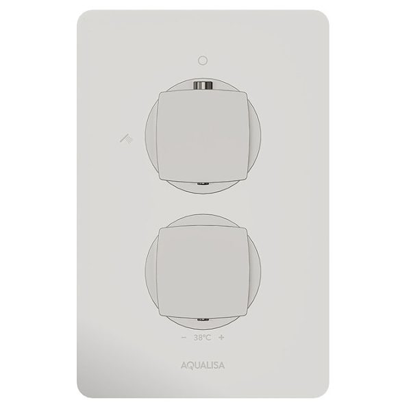 Aqualisa Dream Square Thermostatic Mixer Shower with Adjustable Head - Image 4