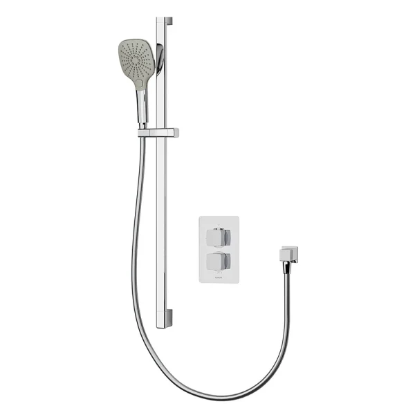 Aqualisa Dream Square Thermostatic Mixer Shower with Adjustable Head