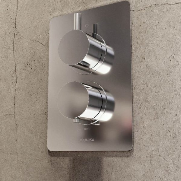 Aqualisa Dream Round Thermostatic Mixer Shower with Wall Fixed Head - Image 4