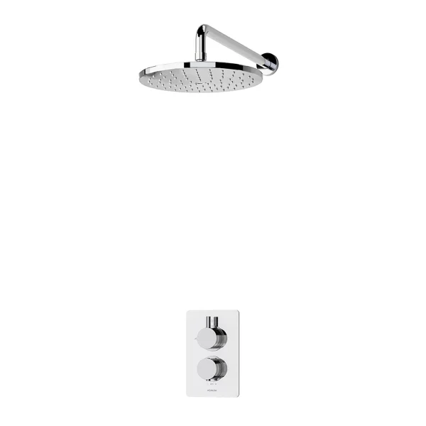 Aqualisa Dream Round Thermostatic Mixer Shower with Wall Fixed Head