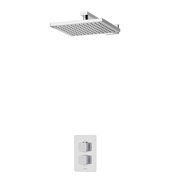 Aqualisa Dream Square Thermostatic Mixer Shower with Wall Fixed Head - Image 3