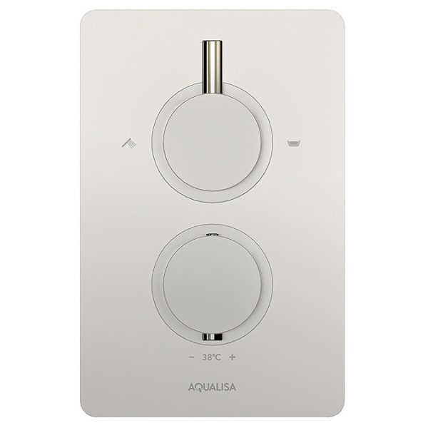 Aqualisa Dream Round Thermostatic Mixer Shower with Adjustable and Wall Fixed Heads - Image 2