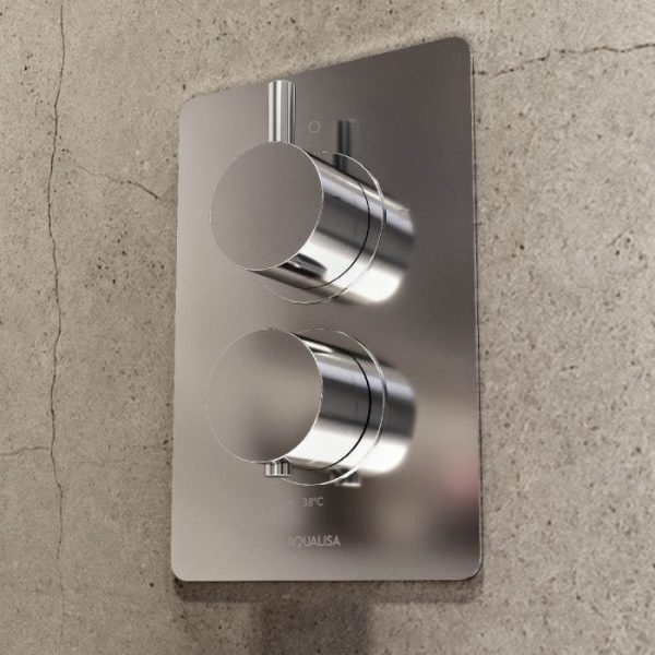 Aqualisa Dream Round Thermostatic Mixer Shower with Adjustable and Wall Fixed Heads - Image 5