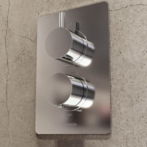 Aqualisa Dream Round Thermostatic Mixer Shower with Hand Shower and Wall Fixed Head - Image 4