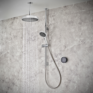 Mira Platinum Dual Outlet Ceiling Fed Digital Shower   High Pressure