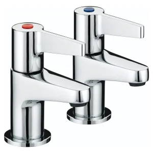 Bristan   Design Utility Lever Basin Taps   Chrome