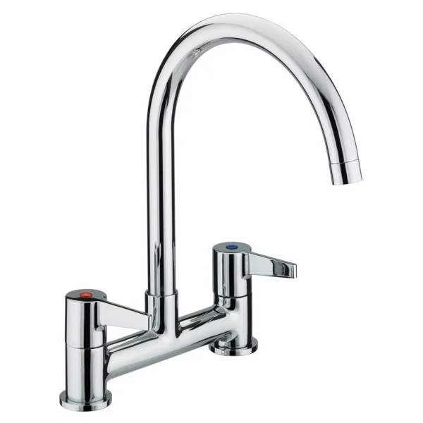 Bristan   Design Utility Lever Deck Kitchen Sink Mixer