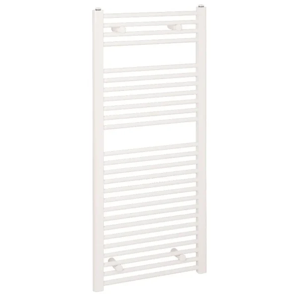 Reina Diva H800 x W500mm White Flat Electric Towel Rail   ON/OFF Element