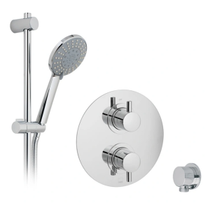 Vado Celsius Single Outlet Round Thermostatic Shower Set