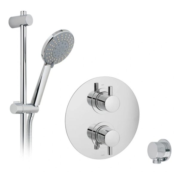 Vado Celsius Single Outlet Round Thermostatic Shower Set