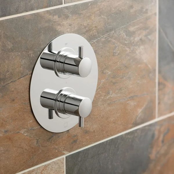 Vado Celsius Single Outlet Round Thermostatic Shower Set - Image 3