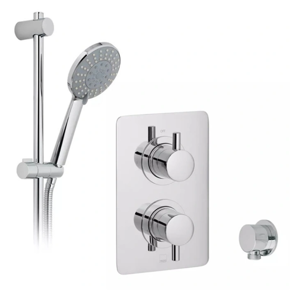 Vado Celsius Single Outlet Square Thermostatic Shower Set
