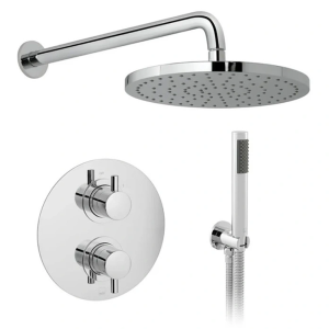 Vado Celsius Concealed 2 Outlet Round Thermostatic Shower Pack
