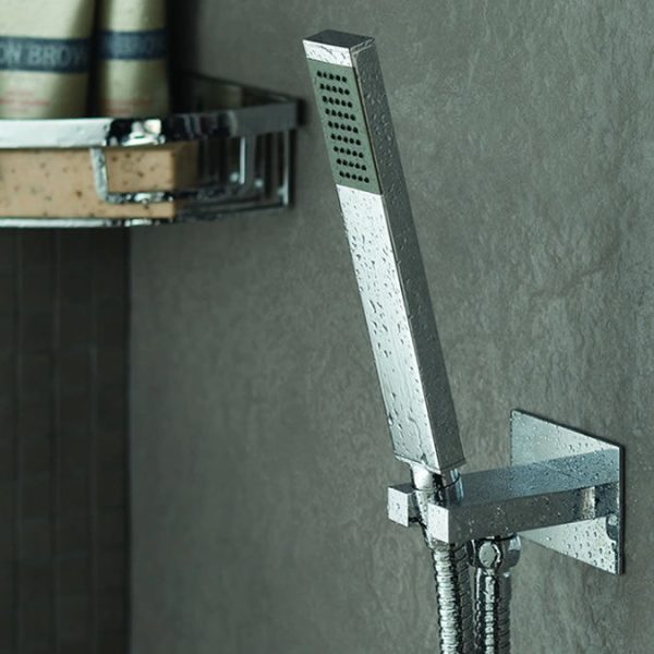 Vado Phase Concealed 2 Outlet Square Thermostatic Shower Pack - Image 5