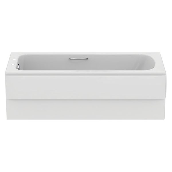 Armitage Shanks Sandringham 21 1700mm x 700mm 2TH Bath with Handgrips and Tread Pattern - Image 2