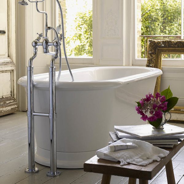 Burlington London 1800 x 850mm Round Soaking Tub - Image 2
