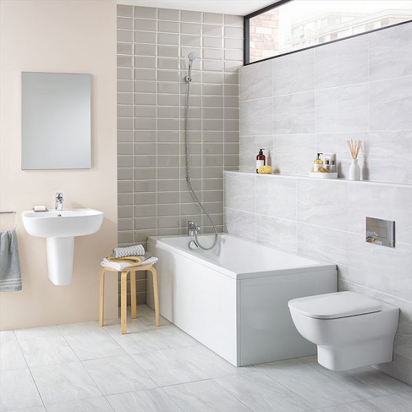 Ideal Standard Tempo Arc 1700 x 700mm 0TH Single Ended Idealform Bath - Image 3
