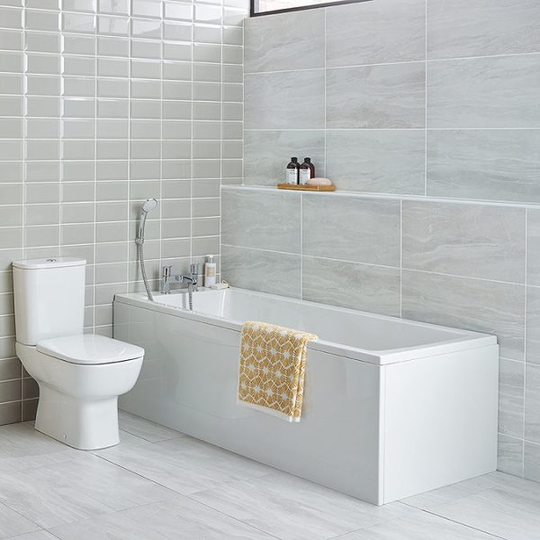Ideal Standard Tempo Arc 1700 x 700mm 0TH Single Ended Idealform Bath - Image 4