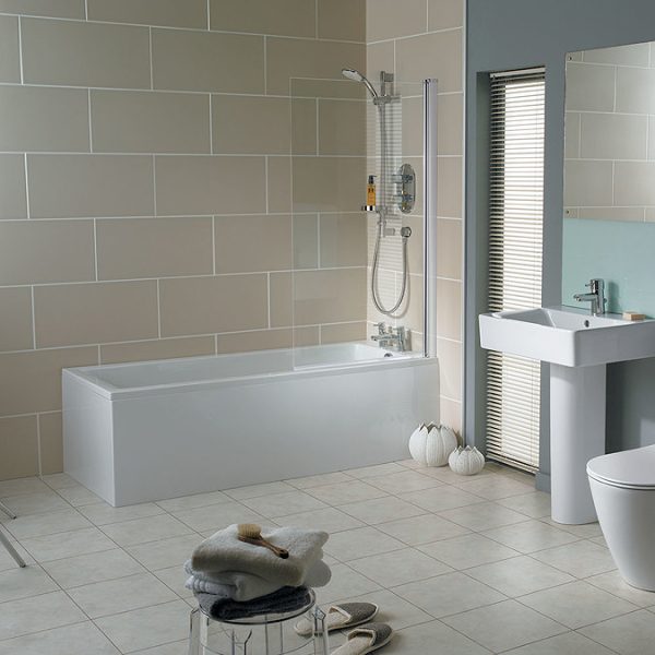 Ideal Standard Concept 1700 x 700mm 2TH Single Ended Idealform Bath - Image 5