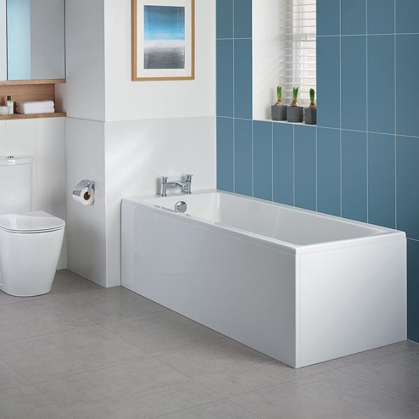Ideal Standard Concept 1700 x 700mm 2TH Single Ended Idealform Bath - Image 4