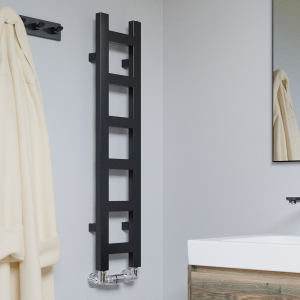 Terma Easy Matt Black Heated Towel Rail 960 x 200mm