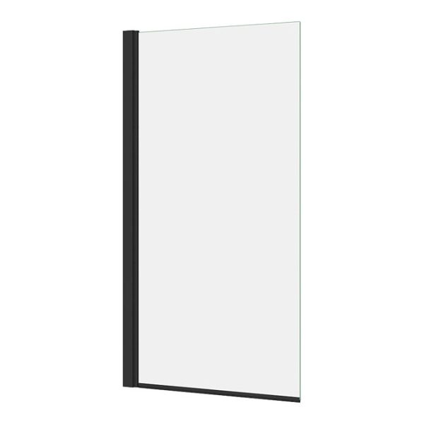 EcoDelux Premiercast Shower Bath   1700 x 750 with Matt Black Bath Screen - Image 7