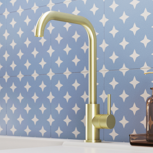 Bower Edmonton Modern Kitchen Mixer Tap   Brushed Brass