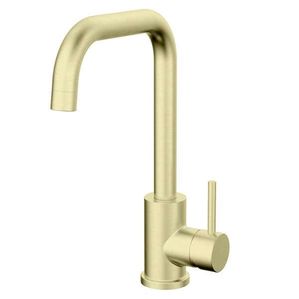 Bower Edmonton Modern Kitchen Mixer Tap   Brushed Brass - Image 3