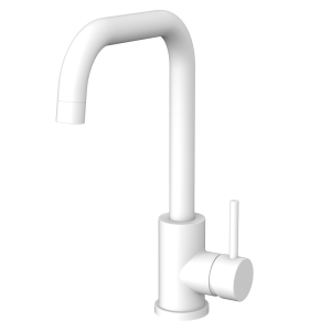 Bower Edmonton Modern Kitchen Mixer Tap   White