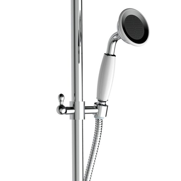 Trafalgar Traditional Triple Exposed Valve With Spout   Chrome - Image 4