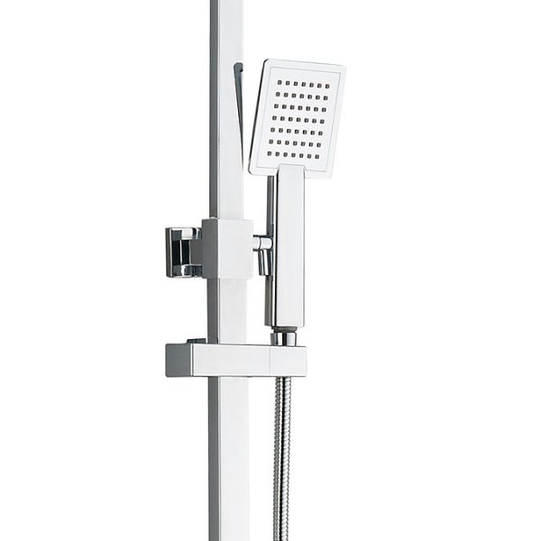 Summit Modern Square Thermostatic Shower Mixer   Chrome - Image 6