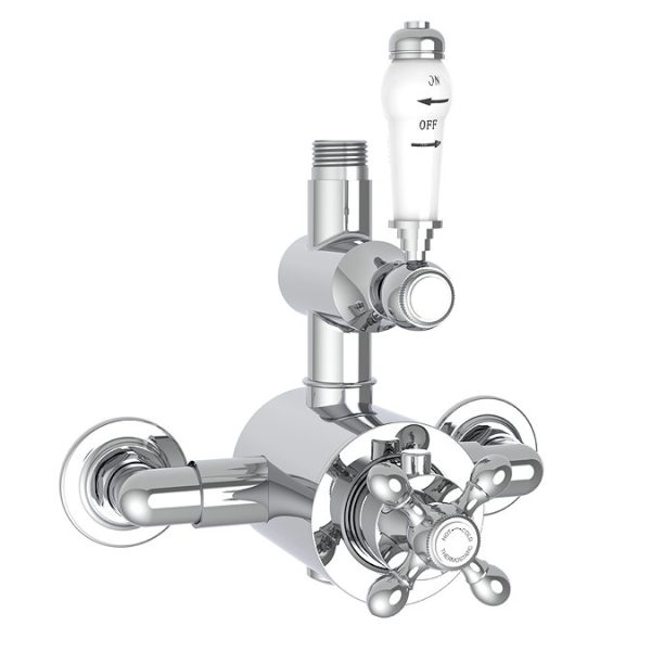Trafalgar Traditional Deluxe Exposed Shower Chrome - Image 3