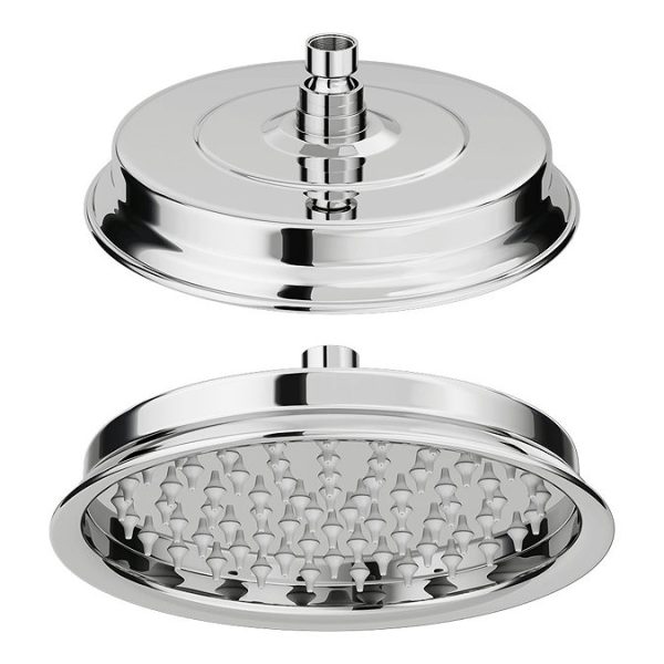 Chatsworth 1928 Twin Exposed Thermostatic Shower Pack (with Valve, Elbow + Fixed Shower Head) - Image 5
