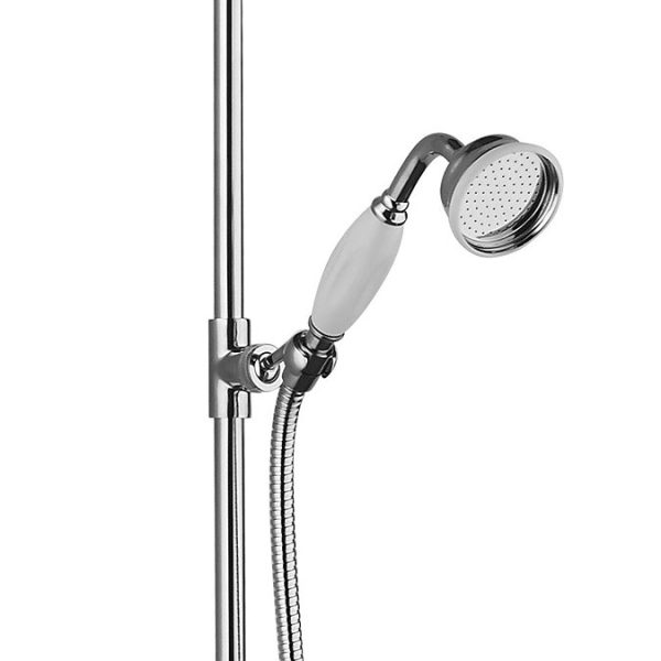 Chatsworth Thermostatic Shower with Diverter, Rigid Riser & Fixed Head - Image 6