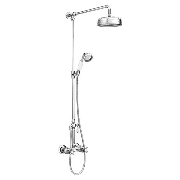Chatsworth Thermostatic Shower with Diverter, Rigid Riser & Fixed Head - Image 2